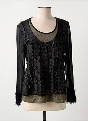 Top negru MERI & ESCA femeie