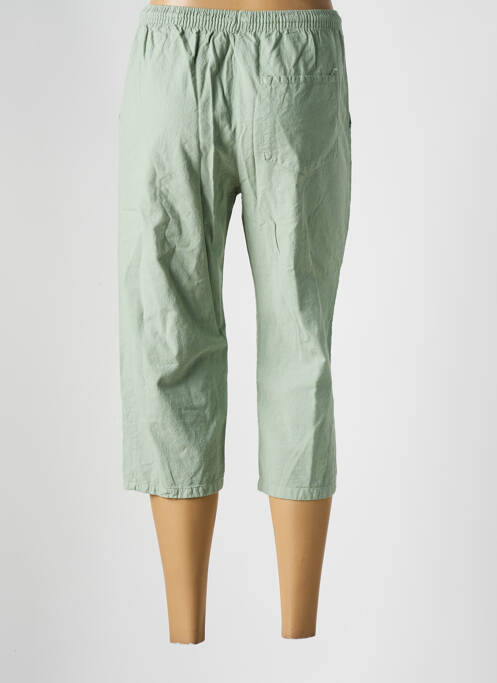 Pantalon trei sferturi verde AMARO femeie