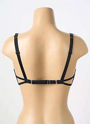 Sutien efect material satinat negru SIMONE PERELE femeie