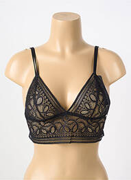 Sutien fără armatură fără armatură negru IMPLICITE femme