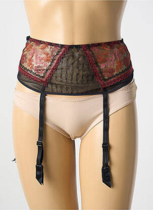 Corset/jartieră broderie negru CHANTELLE femeie
