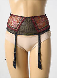 Corset/jartieră broderie negru CHANTELLE femme