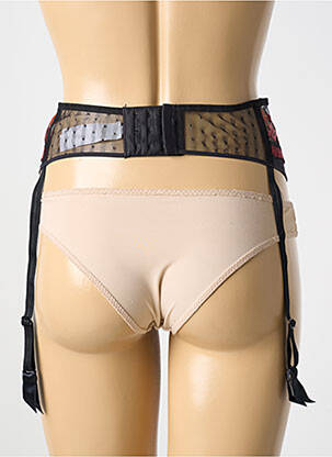 Corset/jartieră broderie negru CHANTELLE femeie