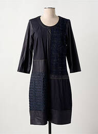 Rochie midi mâneci 3/4 mâneci 3/4 albastru MERI & ESCA femme
