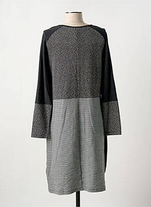 Rochie midi mâneci lungi mâneci lungi gri FRANCE RIVOIRE femeie