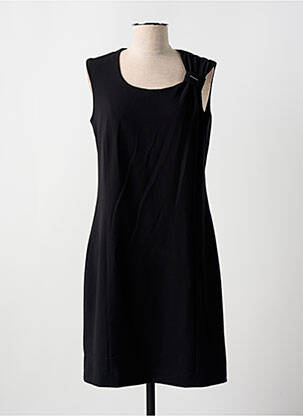 Rochie midi fără mâneci fără mâneci negru GUY DUBOUIS femeie