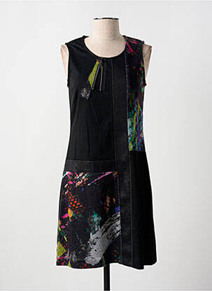 Rochie midi fără mâneci fără mâneci negru GUY DUBOUIS femeie