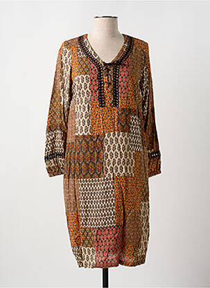 Rochie midi portocaliu MERI & ESCA femeie