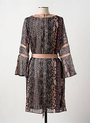 Rochie midi mâneci lungi mâneci lungi roz MERI & ESCA femeie