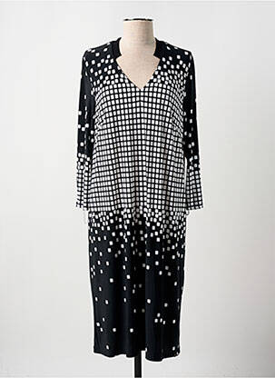 Rochie midi croială fluidă mâneci lungi negru MADO ET LES AUTRES femeie