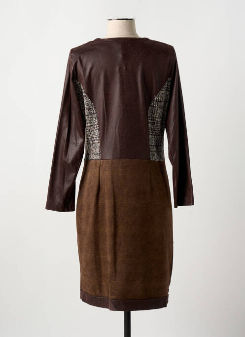 Rochie midi maro MERI & ESCA femeie