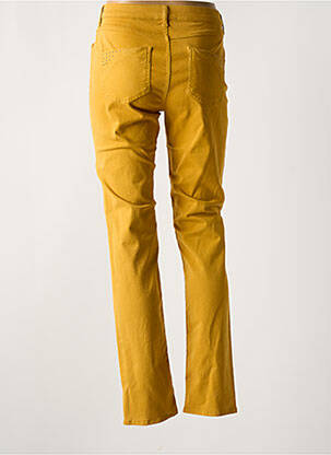 Pantalon slim buzunare galben MERI & ESCA femeie