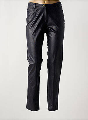 Pantalon slim talie elastică mărime normală albastru MERI & ESCA femeie