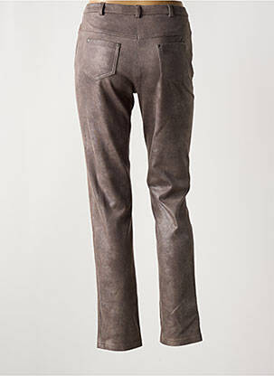 Pantalon slim elasticitate mărime normală maro MERI & ESCA femeie