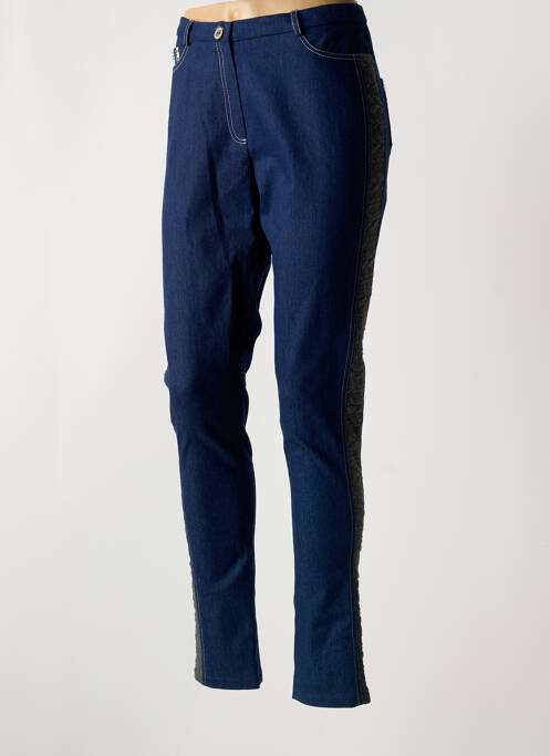 Blugi cu croială slim albastru MERI & ESCA femeie