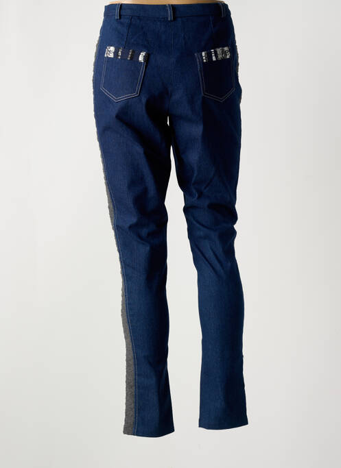 Blugi cu croială slim albastru MERI & ESCA femeie