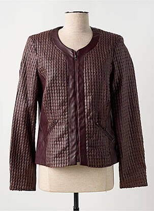 Geci din piele ecologică violet MERI & ESCA femeie