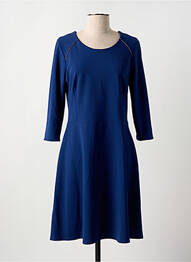 Rochie midi mâneci lungi mâneci lungi albastru GUY DUBOUIS femme
