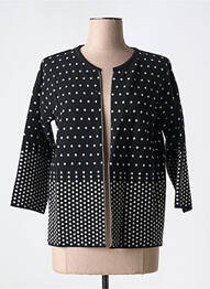 Vestă cu mâneci lungi mâneci 3/4 negru GUY DUBOUIS femme