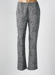 Pantalon drept elasticitate mărime normală gri GUY DUBOUIS femme