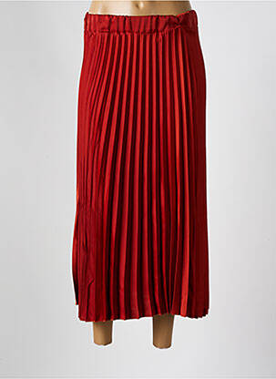 Fustă lungă portocaliu COULEURS DU TEMPS femeie