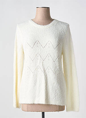 Pulover alb GUY DUBOUIS femeie