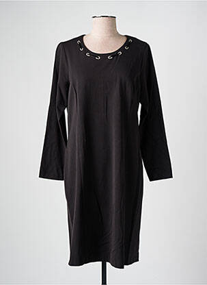 Rochie midi mâneci lungi mâneci lungi negru GUY DUBOUIS femeie