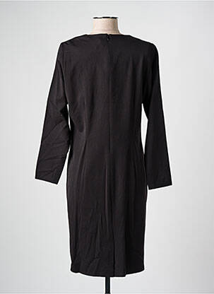 Rochie midi mâneci lungi mâneci lungi negru GUY DUBOUIS femeie