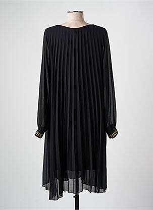Rochie midi mâneci lungi mâneci lungi negru COULEURS DU TEMPS femeie
