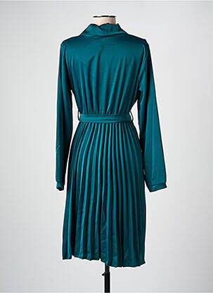 Rochie midi mâneci lungi mâneci lungi verde COULEURS DU TEMPS femeie