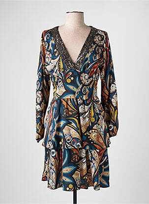 Rochie midi negru COULEURS DU TEMPS femeie