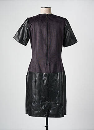 Rochie midi mâneci scurte mâneci scurte negru MERI & ESCA femeie