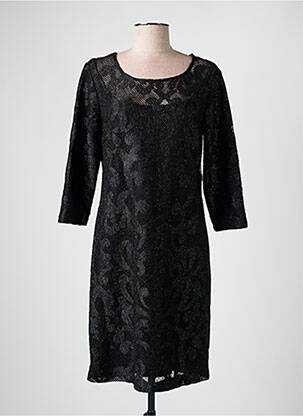 Rochie midi mâneci 3/4 mâneci 3/4 negru MERI & ESCA femeie