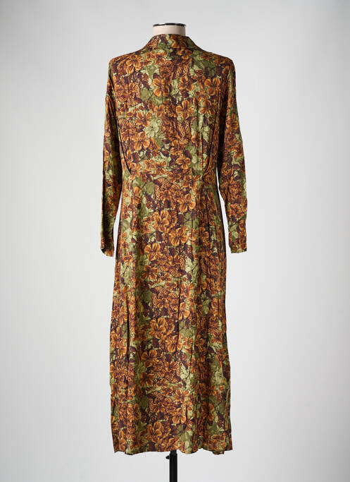 Rochie lungă maro COULEURS DU TEMPS femeie