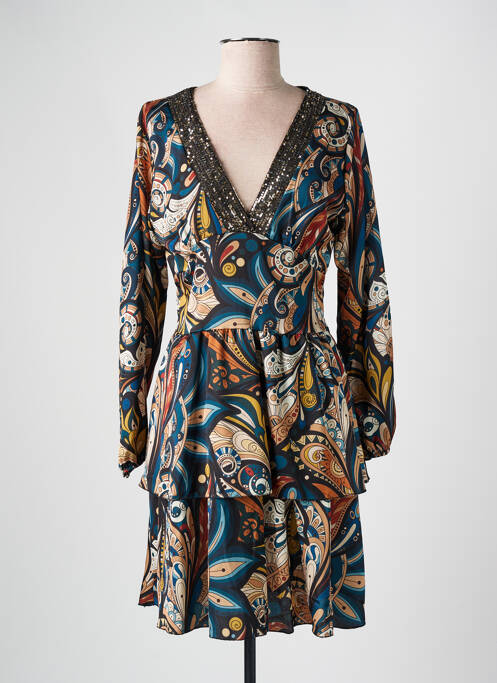 Rochie midi negru COULEURS DU TEMPS femeie