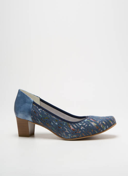 Pantofi cu toc albastru INEA femeie