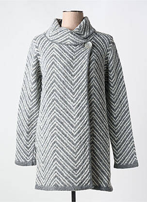 Vestă cu mâneci lungi gri MERI & ESCA femeie