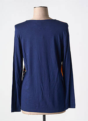 Tricou mâneci lungi mâneci lungi albastru MERI & ESCA femeie