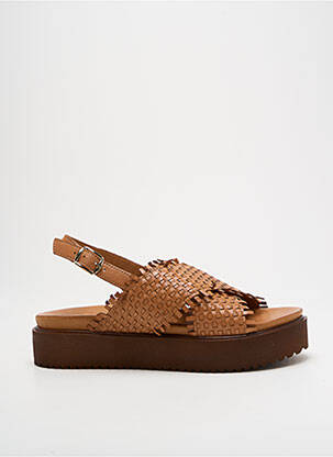 Sandale/Pantofi decupați maro ALTEX femeie