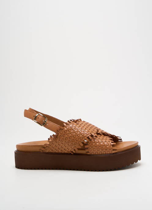 Sandale/Pantofi decupați maro ALTEX femeie