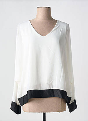 Bluză alb COULEURS DU TEMPS femeie