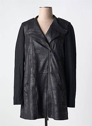 Palton lung negru MERI & ESCA femeie