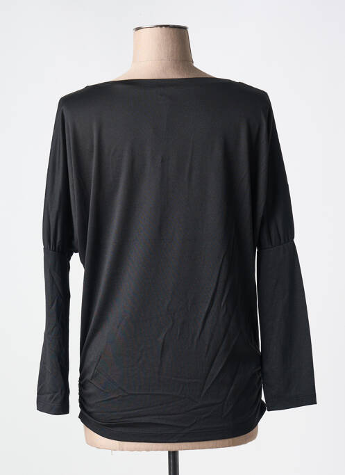 Top negru MARBLE femeie