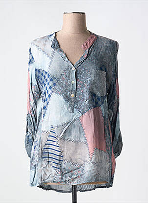 Tunică mâneci lungi gri COULEURS DU TEMPS femeie