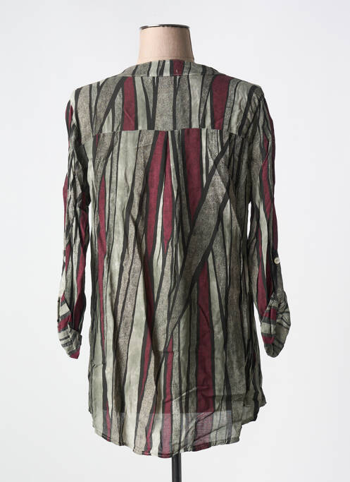 Tunică mâneci lungi verde COULEURS DU TEMPS femeie