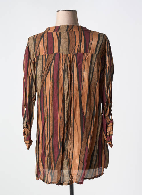 Tunică mâneci lungi portocaliu COULEURS DU TEMPS femeie