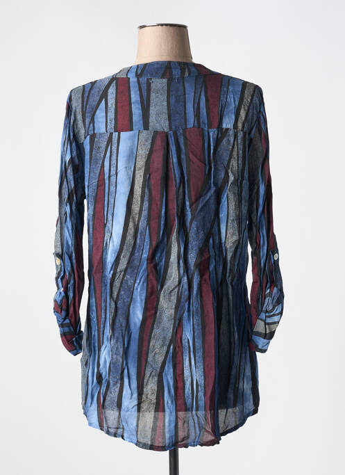 Tunică mâneci lungi albastru COULEURS DU TEMPS femeie