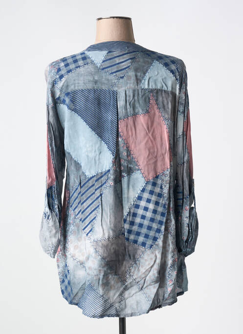 Tunică mâneci lungi gri COULEURS DU TEMPS femeie