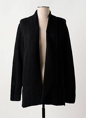 Vestă cu mâneci lungi negru COULEURS DU TEMPS femeie