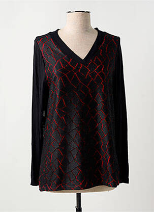 Tricou mâneci lungi mâneci lungi negru GUY DUBOUIS femeie